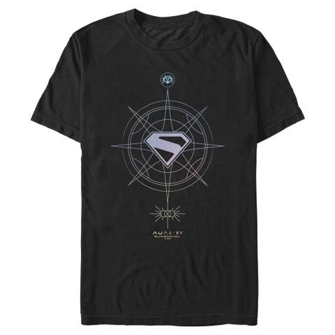 Men's Supergirl Geometric Logo  Graphic T-Shirt