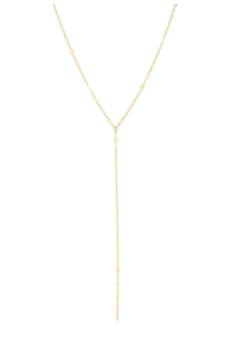 Set & Stones Phoebe Lariat Necklace, Main, color, Gold