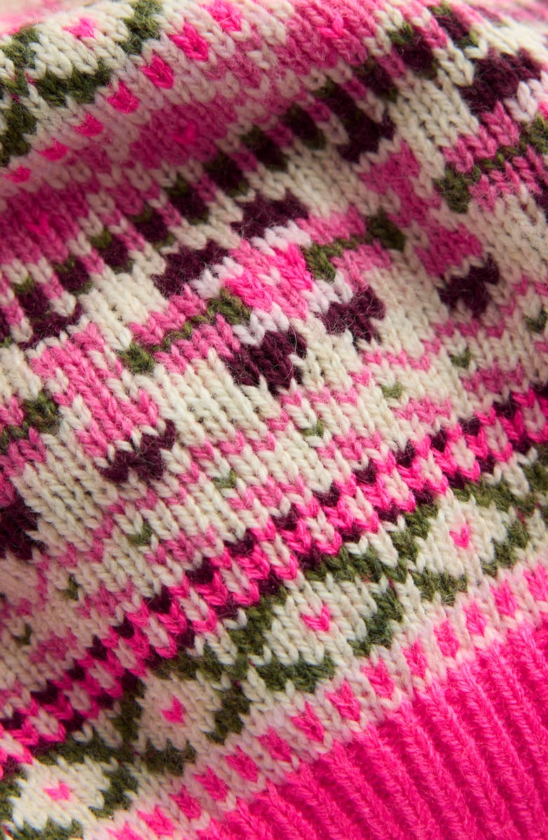 Mini Boden Kids' Fair Isle Beret, Alternate, color, Heritage Fair Isle