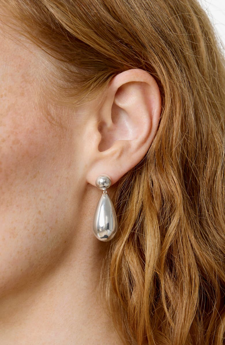 Lié Studio The Lola Drop Earrings, Alternate, color, Silver