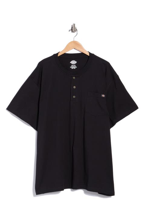 Heavyweight Short Sleeve Henley T-Shirt