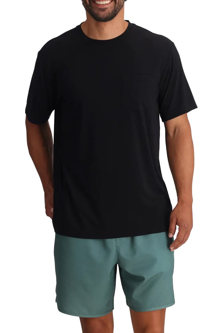 Flex Performance Pocket T-Shirt, Main, color, BLACK