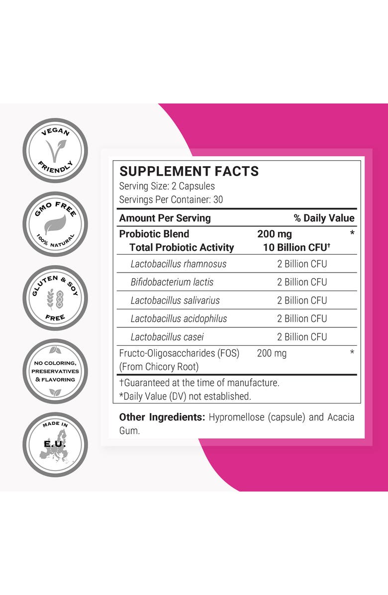 SuperSmart Vaginal Health 10 Billion CFU, Alternate, color, NO COLOR