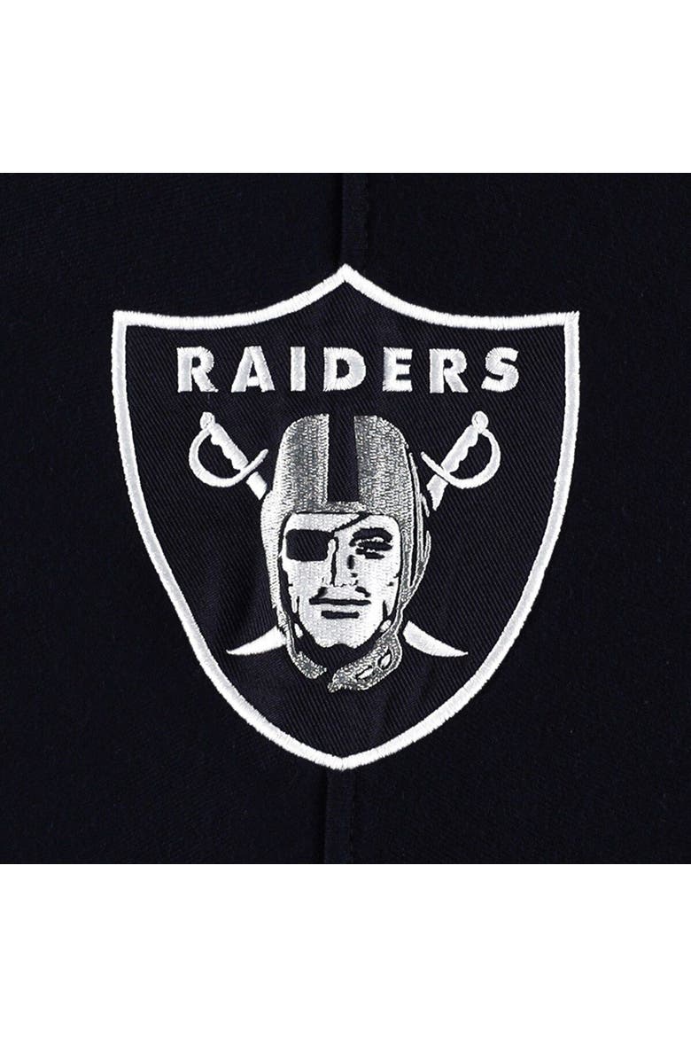 Men's '47 Las Vegas Raiders Heather Gray Gridiron Lace-Up Pullover Hoodie, Alternate, color, Gray