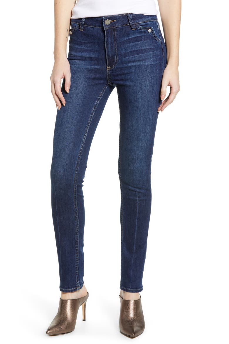 Transcend Vintage - Hoxton High Waist Ankle Straight Leg Jeans, Main, color, ARTURO