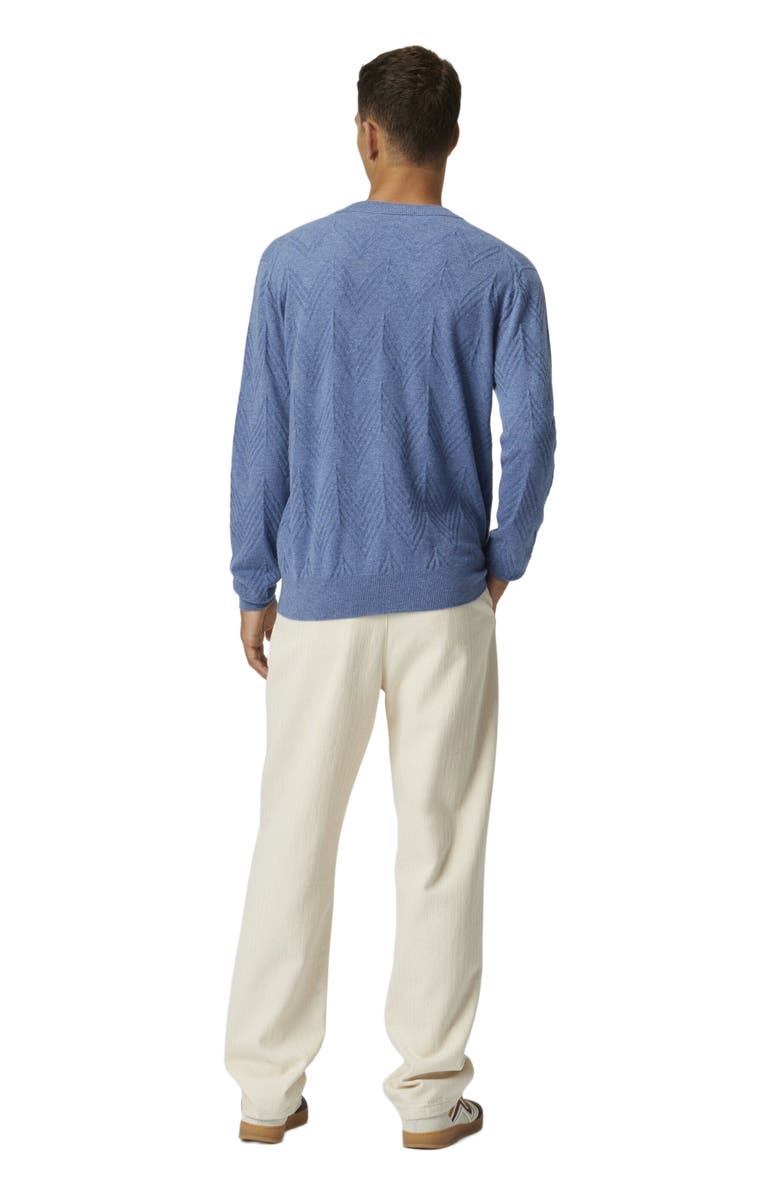 Missoni Tonal Cashmere V-neck And Zigzag Pullover, Alternate, color, 