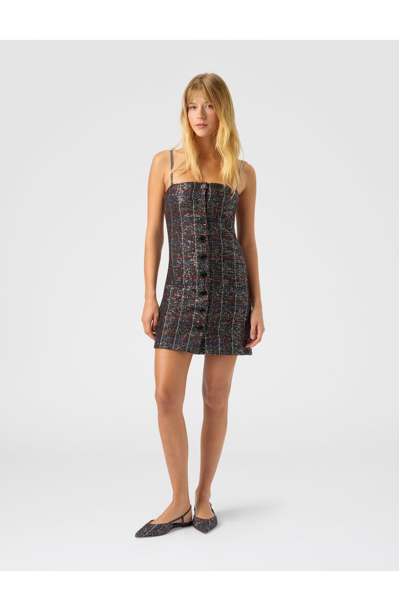 Missoni Mini Button-up Dress With Check Pattern, Alternate, color, Multicoloured
