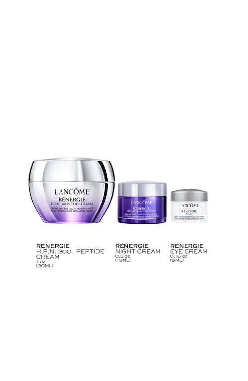 Lancôme Rénergie Face Cream Skin Care Set $170 Value In Transparent