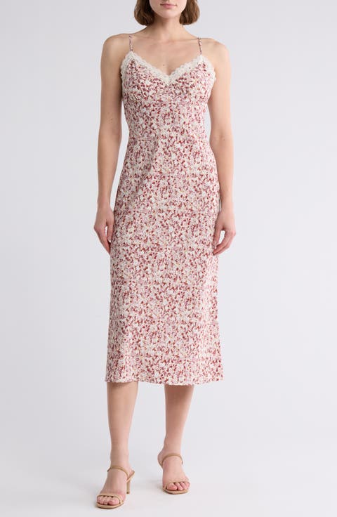 Lace Trim Slipdress