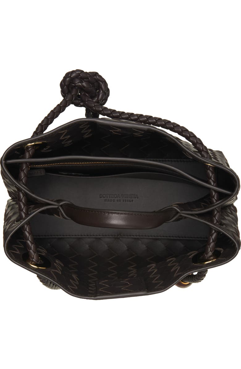 Bottega Veneta Small Andiamo Bead Intrecciato Leather Top Handle Bag, Alternate, color,