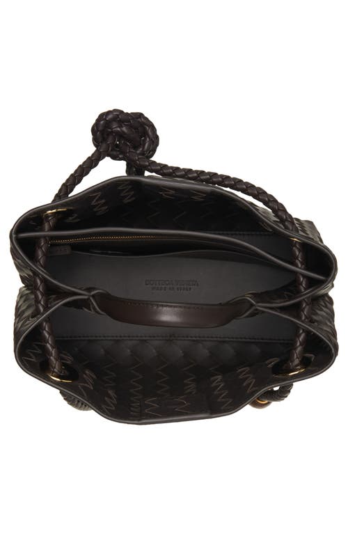 Bottega Veneta Small Andiamo Bead Intrecciato Leather Top Handle Bag