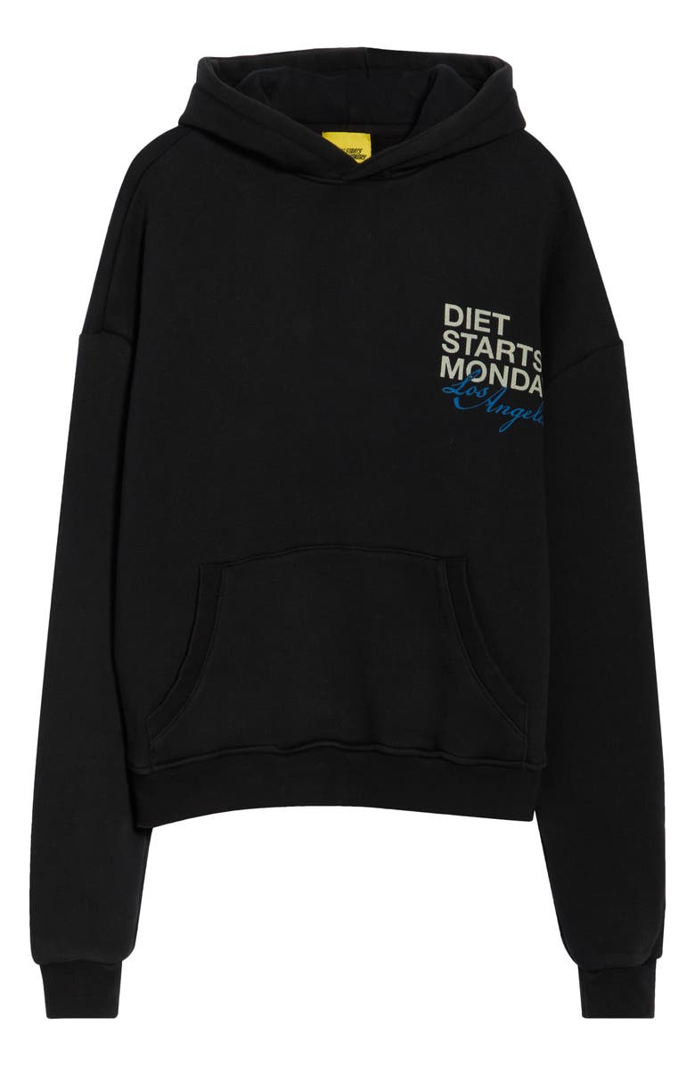 DIET STARTS MONDAY DSMLA Graphic Hoodie, Alternate, color, Vintage Black/Blue