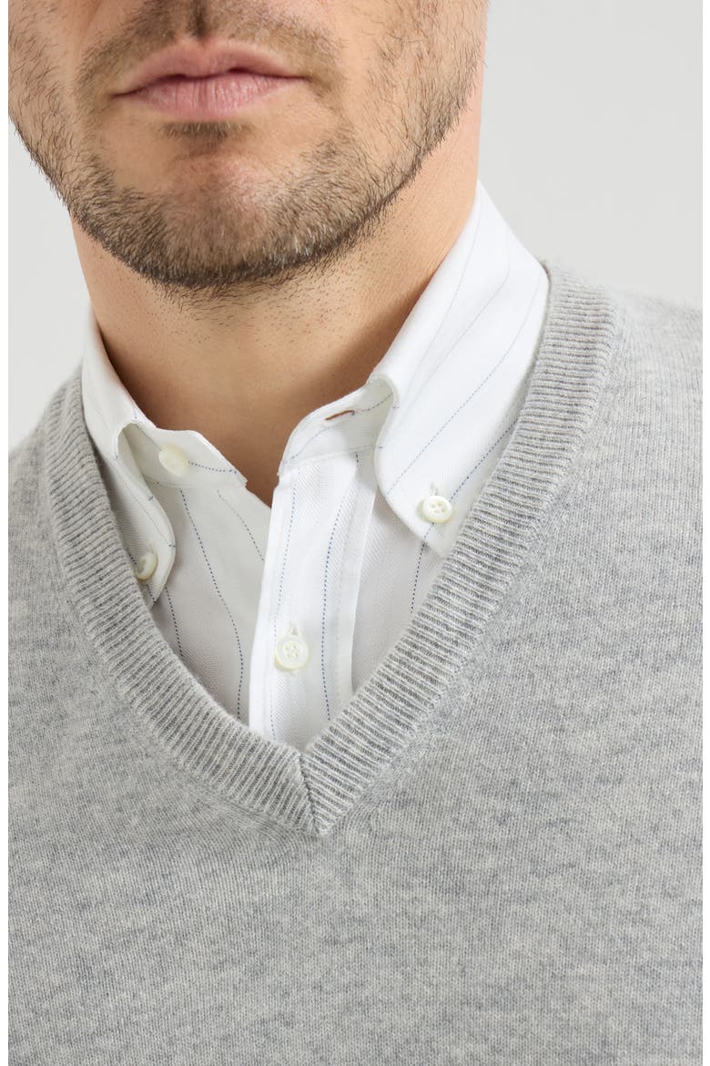 Cashmere sweater, Alternate, color, Pebble