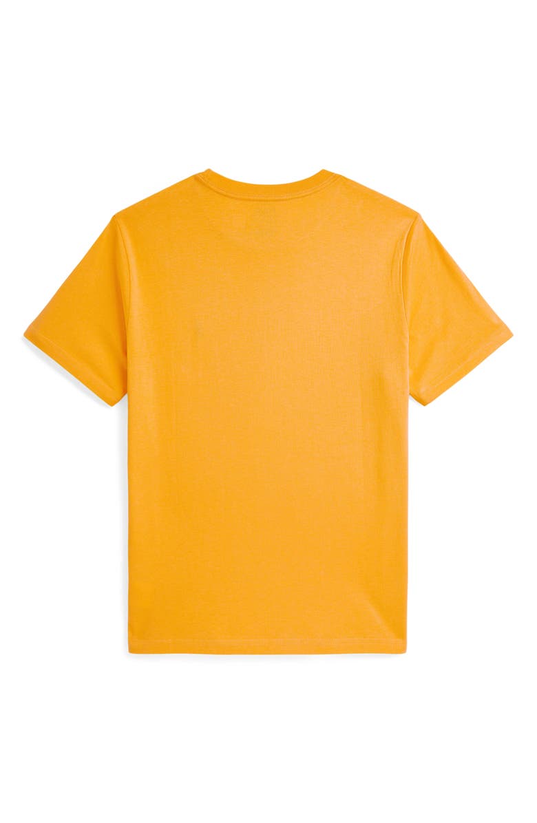 Polo Ralph Lauren Kids' Short Sleeve Cotton Jersey T-Shirt, Alternate, color, Gold Bugle