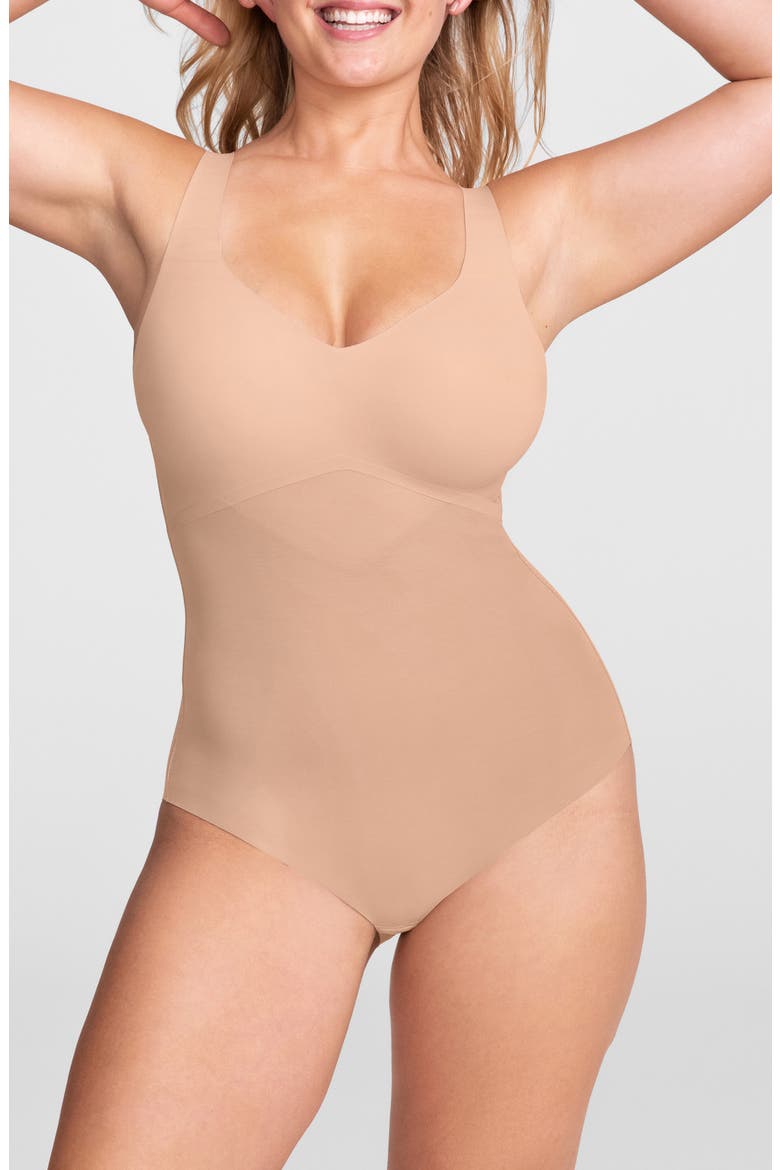 Liftwear Tank Bodysuit, Main, color, SAND