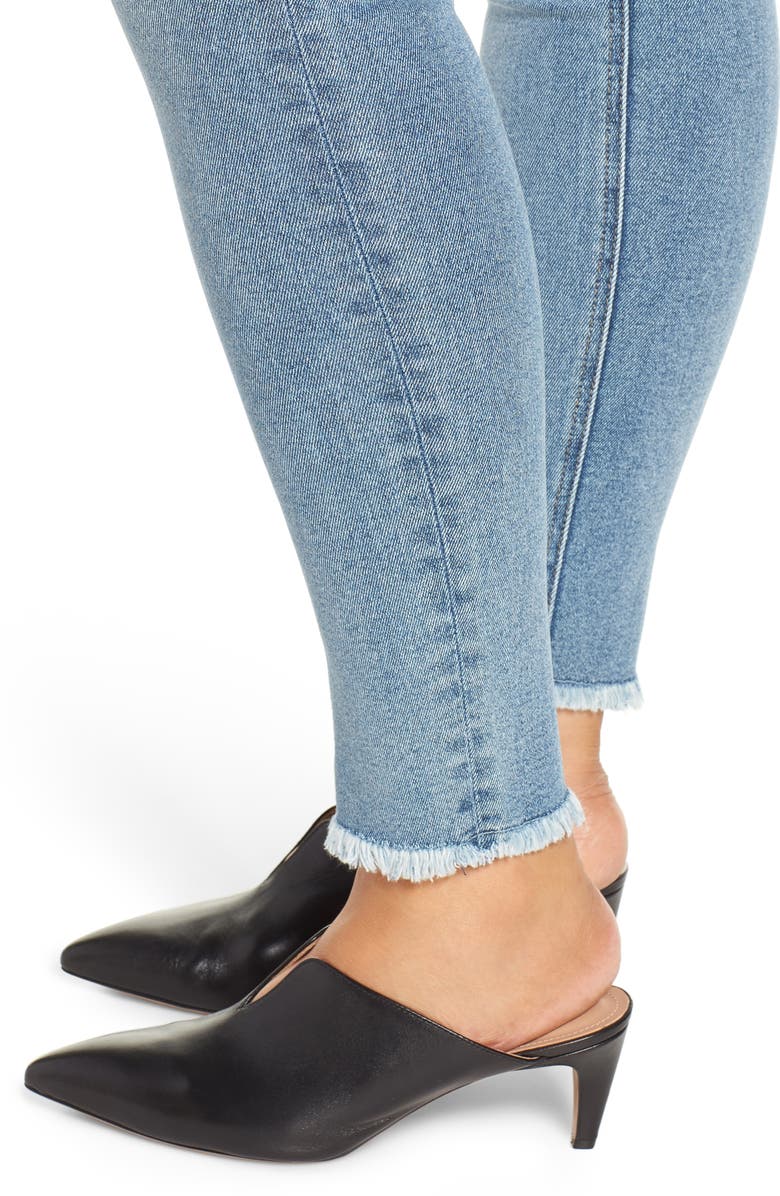 MAXSTUDIO Indigo Perfect Vintage Core Ripped High Waist Skinny Jeans, Alternate, color, 