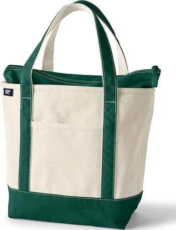 Lands' End Zip Top Canvas Tote Bag | Nordstrom