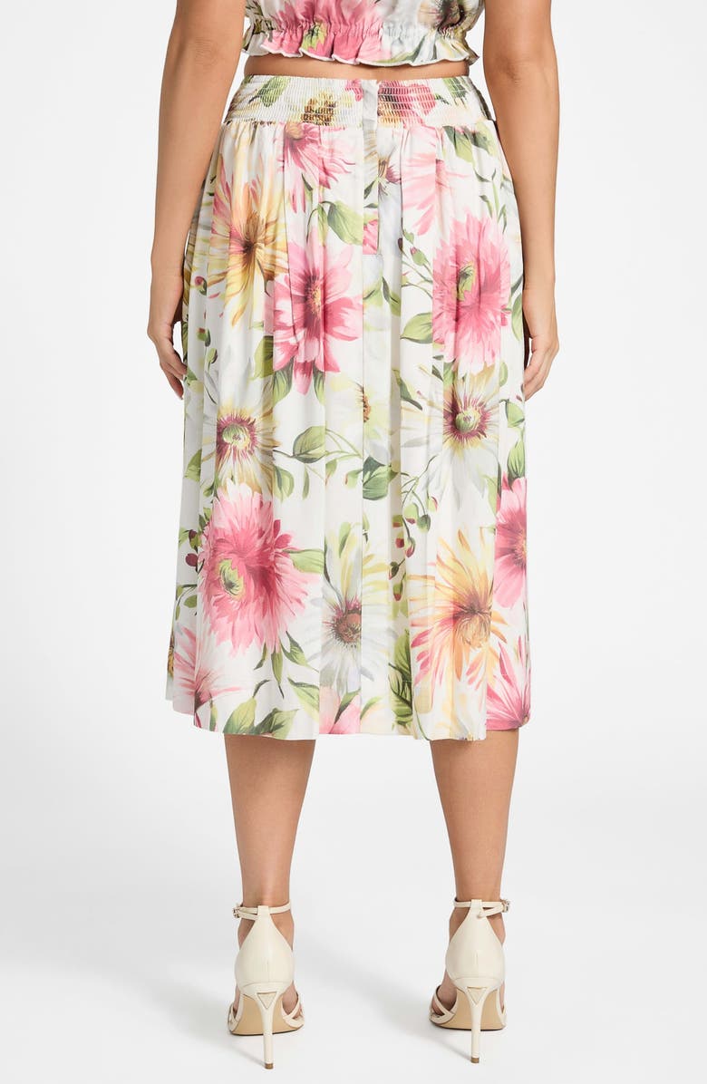 GUESS Elodie Flare Midi Skirt, Alternate, color,