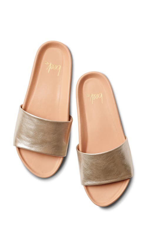 Beek Gallito Slide Sandal In Gold