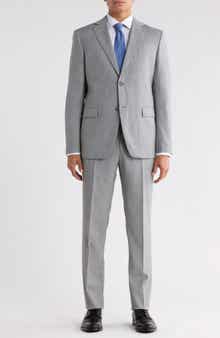 Windowpane Two Button Suit