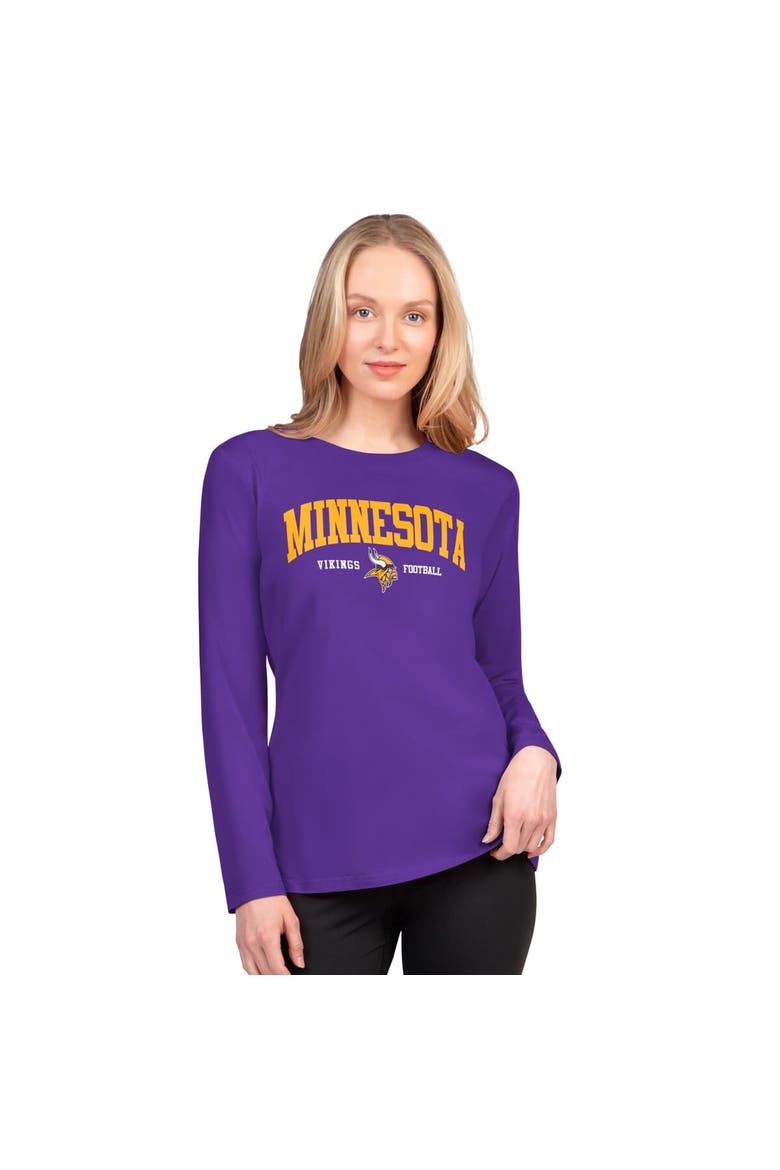 Women's G-III 4Her by Carl Banks  Purple Minnesota Vikings Best Play Long Sleeve T-Shirt, Main, color, Purple