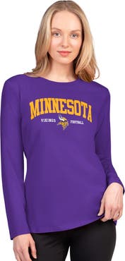 G-III 4HER BY CARL BANKS Women's G-III 4Her by Carl Banks  Purple Minnesota Vikings Best Play Long Sleeve T-Shirt