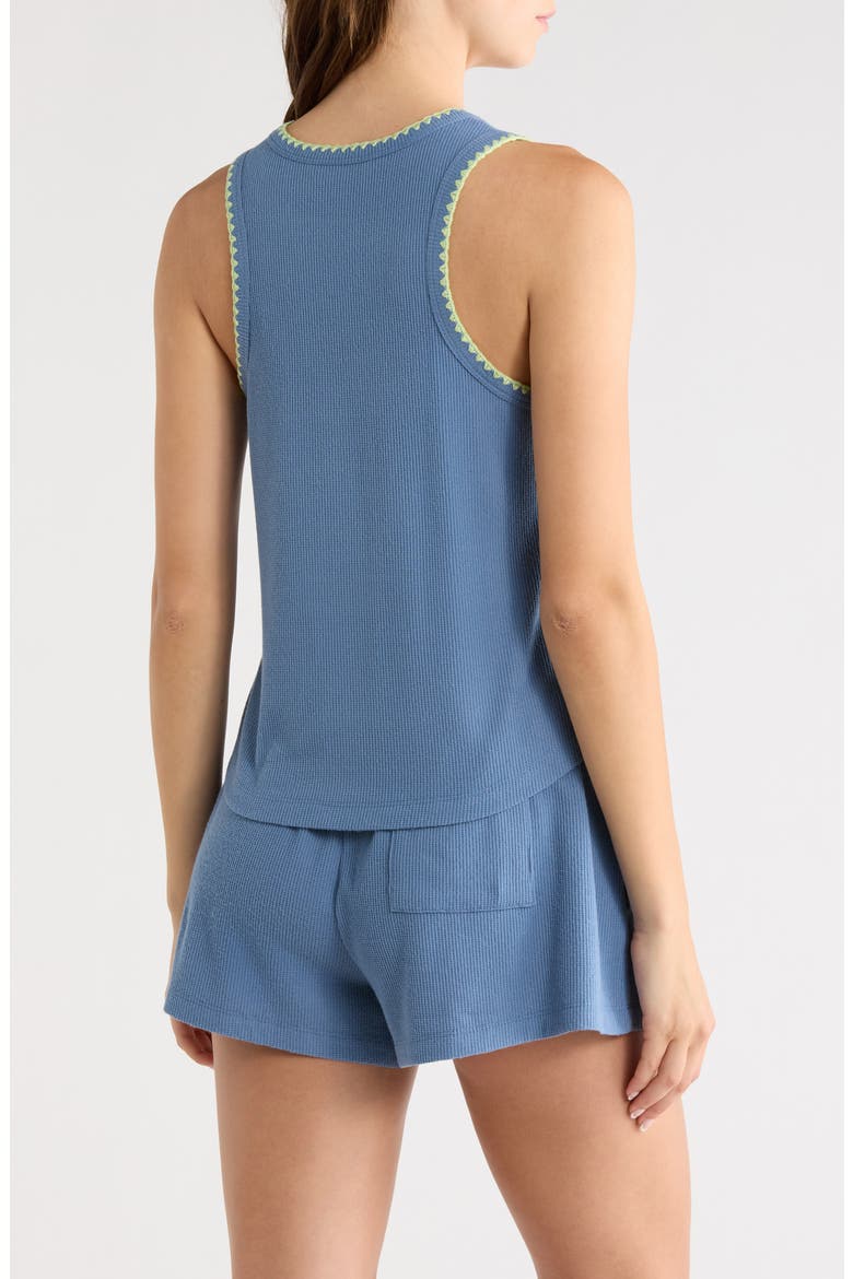 Kickback Short Pajamas, Alternate, color, BLUE