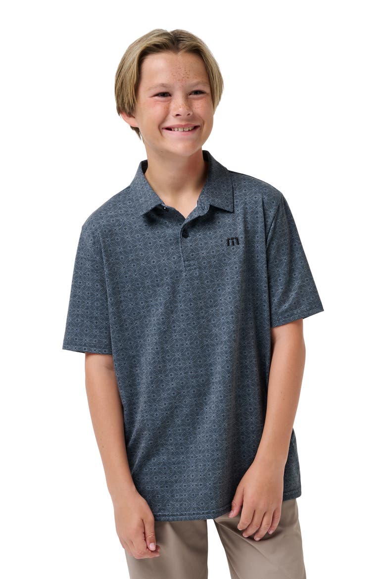 Kids' Featherweight Trop Performance Polo, Main, color, TOTAL ECLIPSE