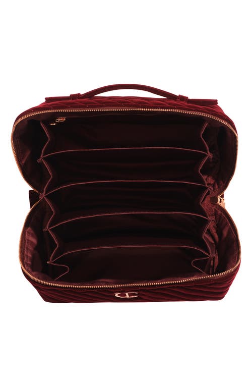 Charlotte Tilbury Makeup Bag Of Dreams Organizer In Burgundy