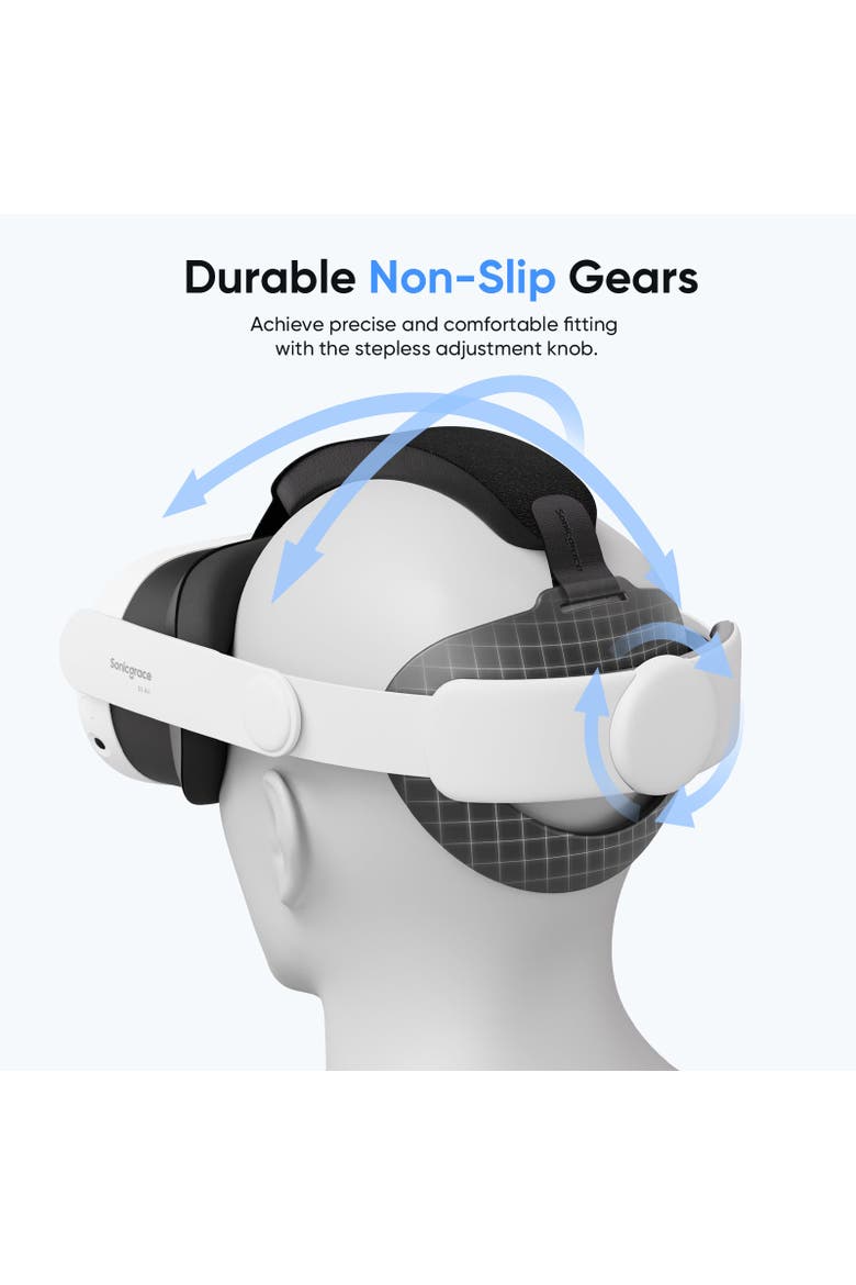 S3 Air Comfort Head Strap for Meta Quest 3 and 3S, Alternate, color, White