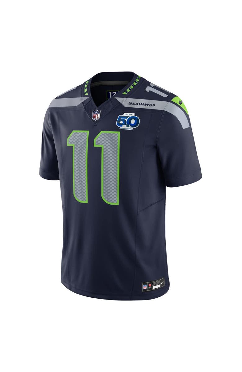 Nike Men's Nike Jaxon Smith-Njigba College Navy Seattle Seahawks Team 50th Season Vapor F.U.S.E. Limited Jersey, Alternate, color, College Navy