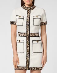 PHILIPP PLEIN Knit Dress Leopard Women