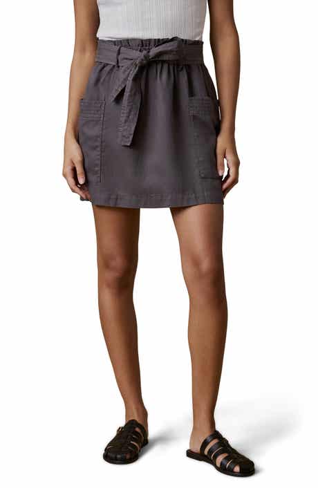 Topanga Drape Miniskirt