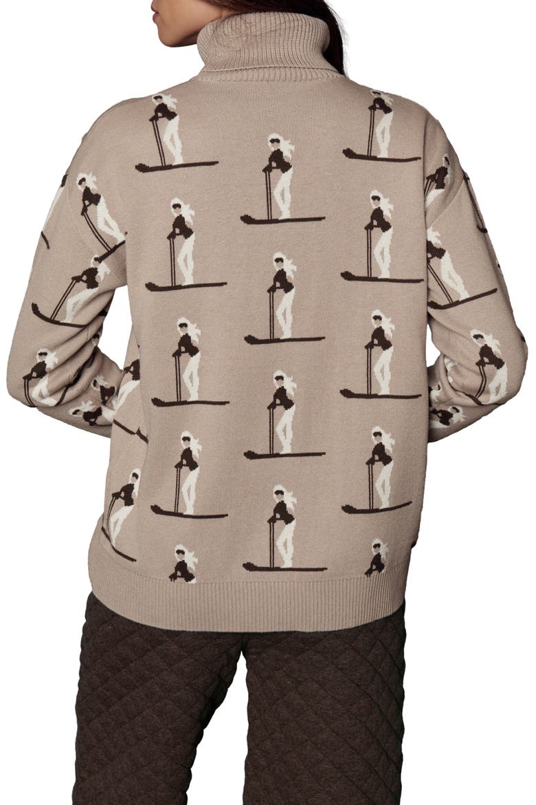 Nala Vintage Ski Sweater, Alternate, color, STONE