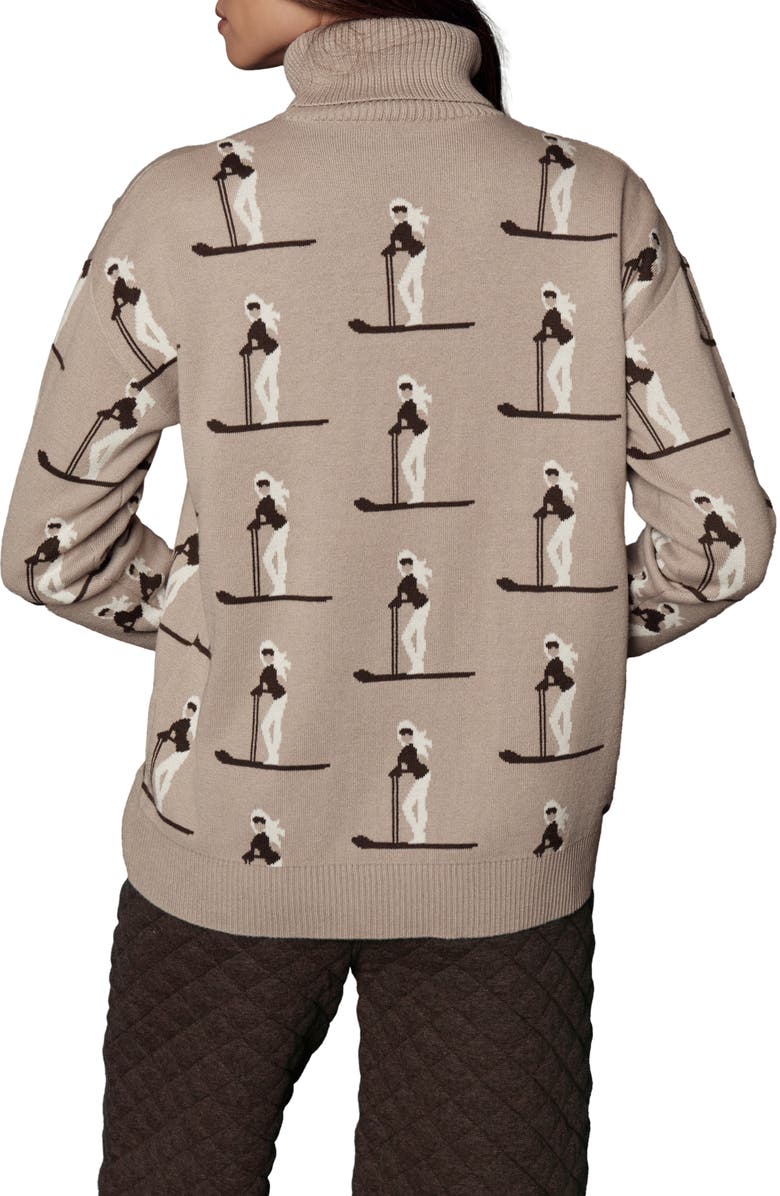 Alp N Rock Nala Vintage Ski Sweater, Alternate, color, Stone