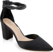 Jewel Badgley Mischka Tinsley Ankle Strap Pointed Toe Pump