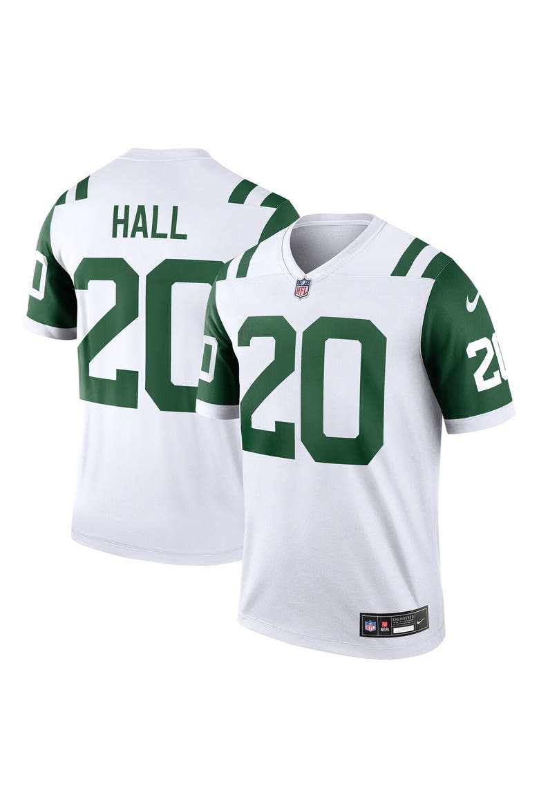 Men's Nike Breece Hall White New York Jets Classic Alternate Legend Jersey, Main, color, White