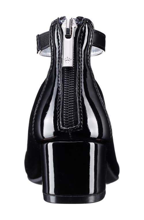 Nina Florious Metallic Flat In Black