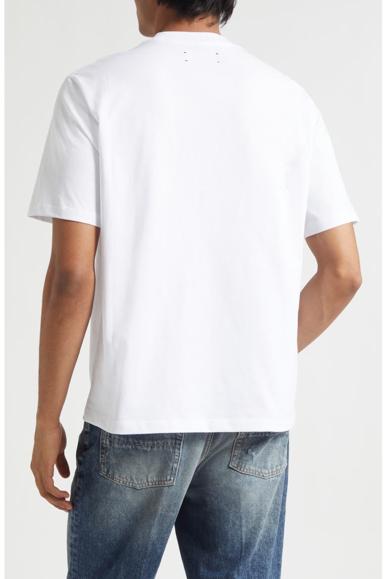 Script Logo Graphic T-Shirt, Alternate, color, WHITE
