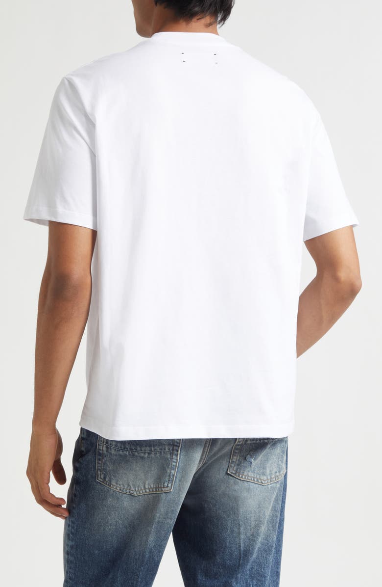 AMIRI Script Logo Graphic T-Shirt, Alternate, color, White