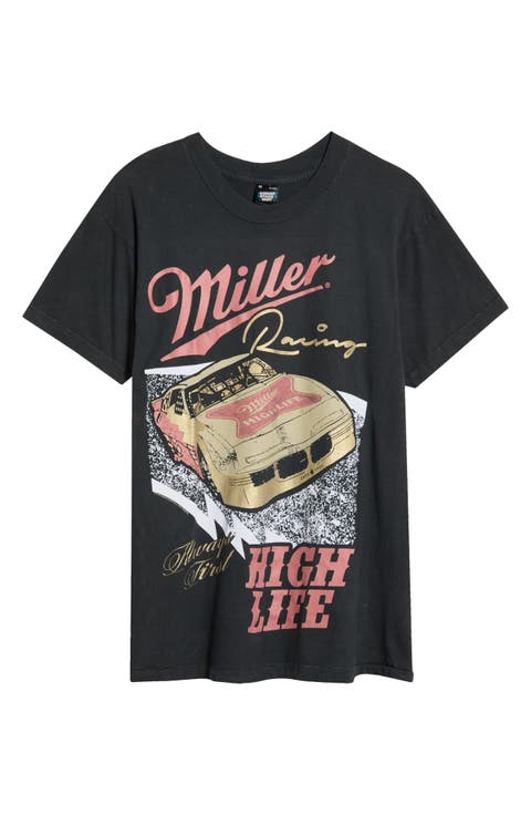 Miller High Life Racing Cotton Graphic T-Shirt