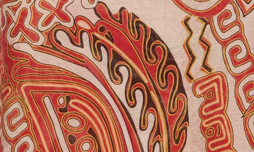 Patrizia Luca High-low Paisley Tunic In Red