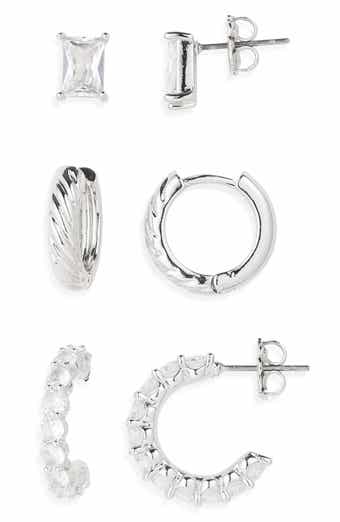 3-Pack Assorted Earrings Set
