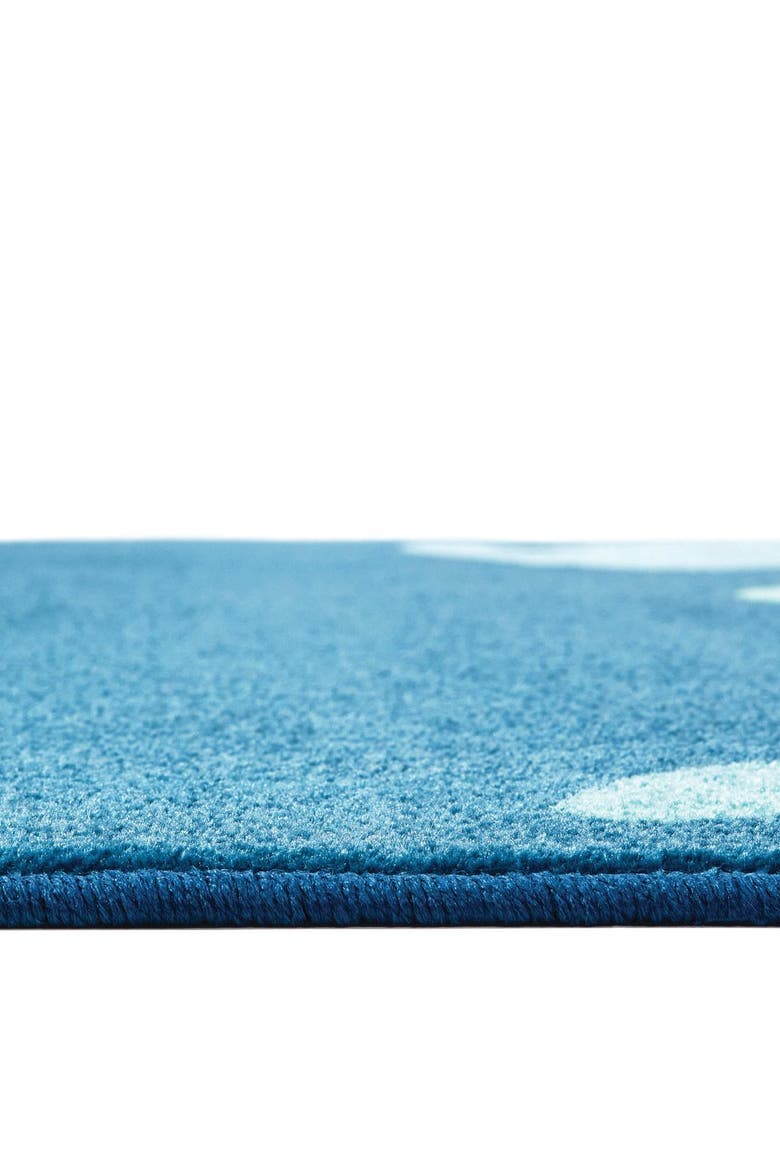 Tranquil Trees Carpets, Alternate, color, Blue