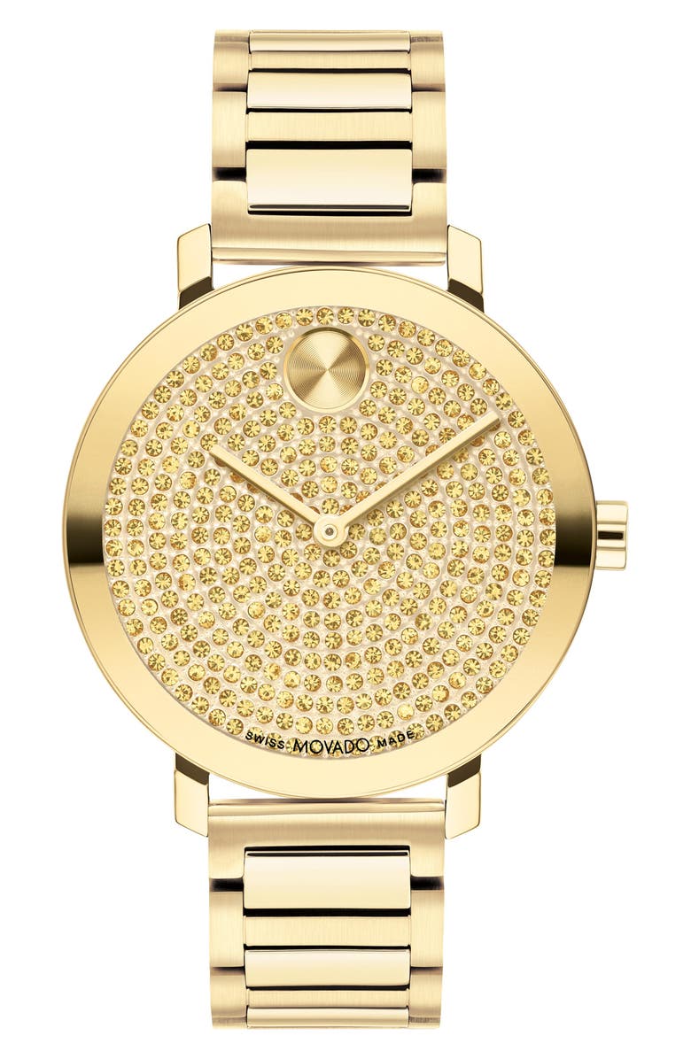 Movado Bold Evolution 2.0 Bracelet Watch, 40mm, Main, color, Gold
