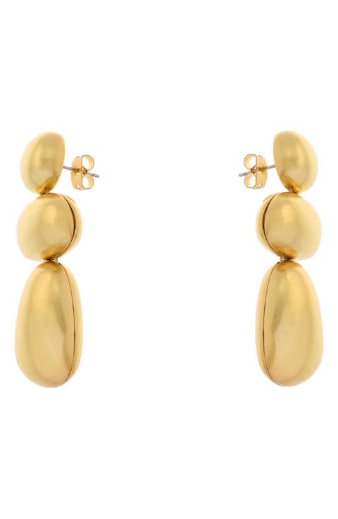 Dinah Dome Drop Earrings
