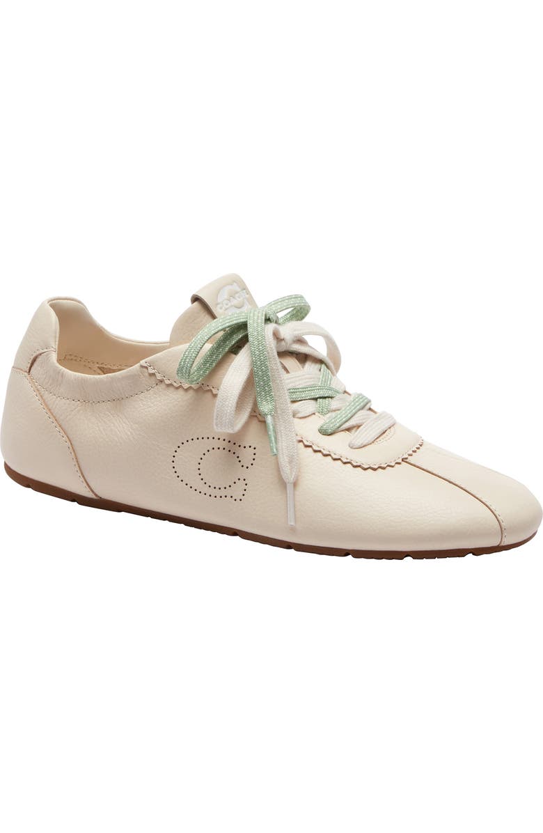 COACH Lace Up Sneaker, Main, color, Chalk