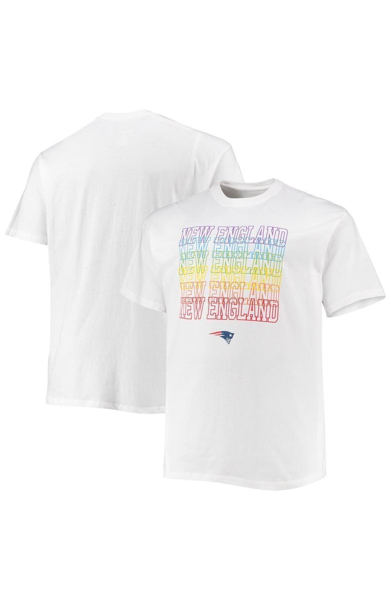 FANATICS Men's Fanatics Branded White New England Patriots Big & Tall City Pride T-Shirt, Alternate, color, White