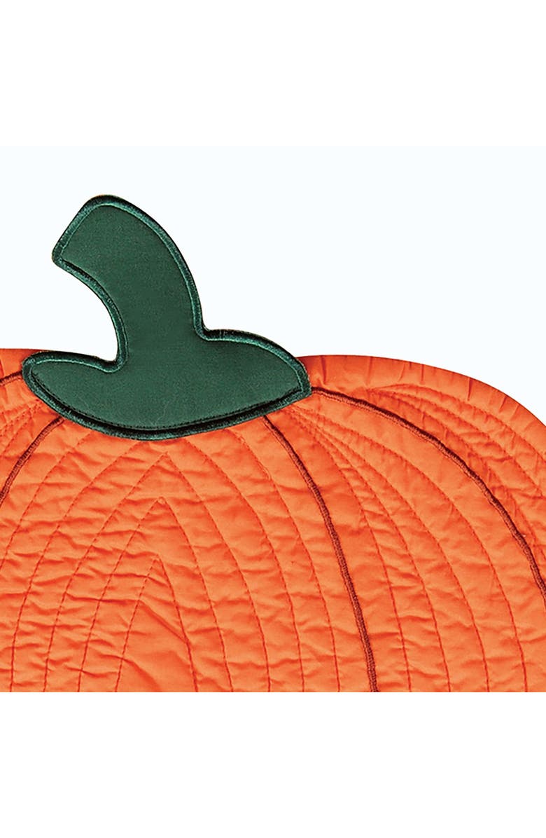 C&F Home Pumpkin Oval Placemats Set of 6 Harvest Autumn Fall Thanksgiving Orange, 16" x 19", Alternate, color, Orange