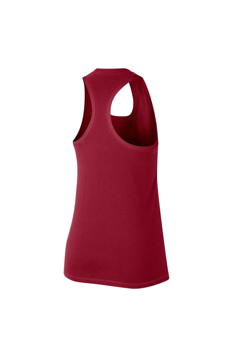 Nike Women's Nike Crimson Oklahoma Sooners Modern Circle Racerback Tank Top, Alternate, color,